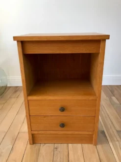 Meuble de rangement chêne années 50