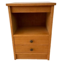 Meuble de rangement chêne années 50