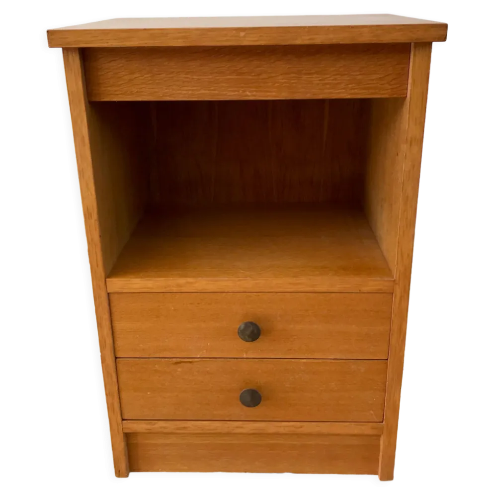 Meuble de rangement chêne années 50