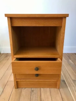 Meuble de rangement chêne années 50