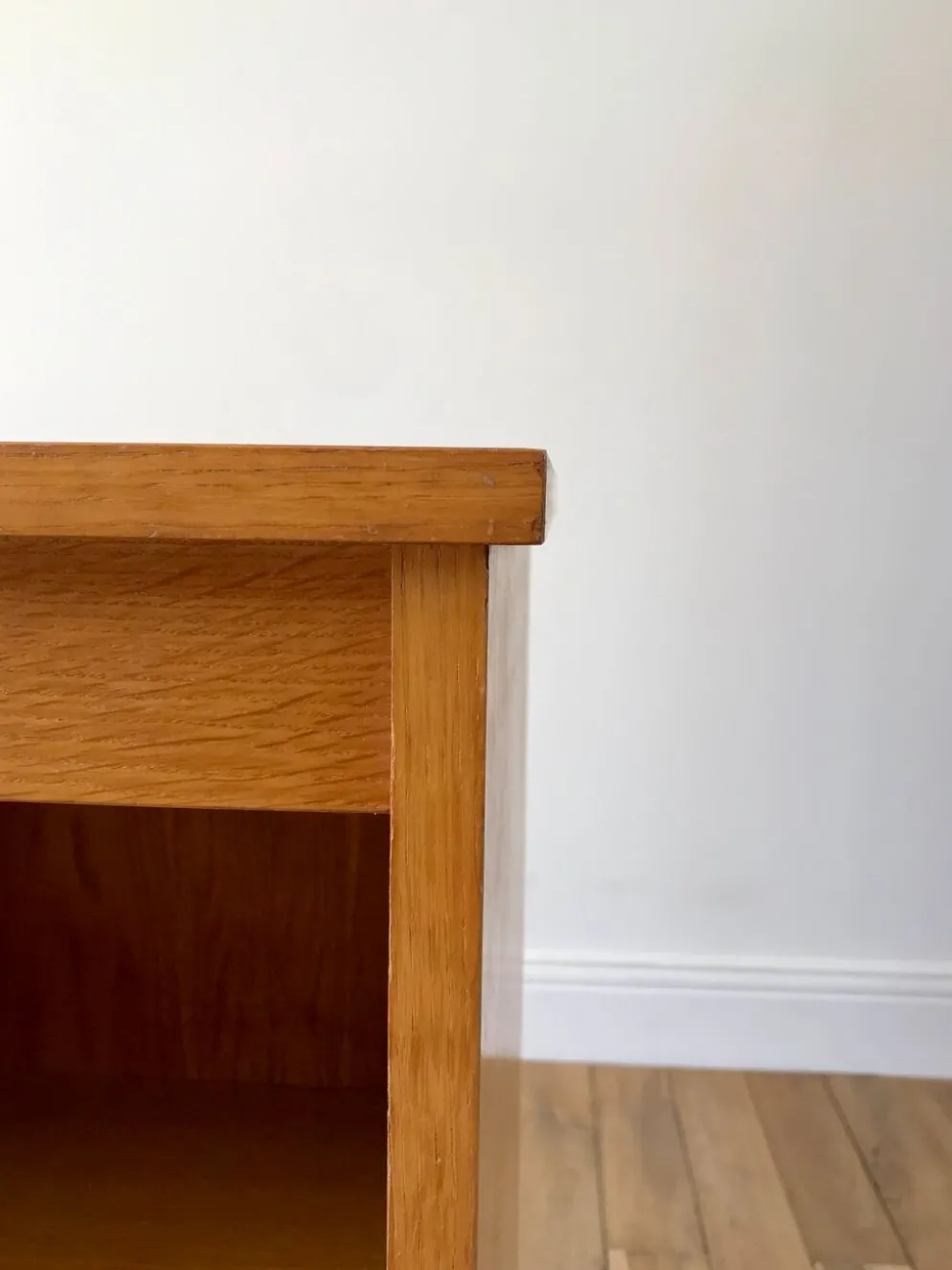 Meuble de rangement chêne années 50