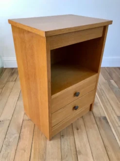 Meuble de rangement chêne années 50