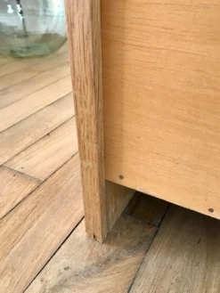 Meuble de rangement chêne années 50