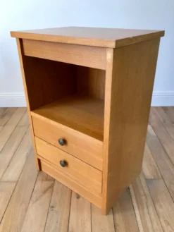 Meuble de rangement chêne années 50