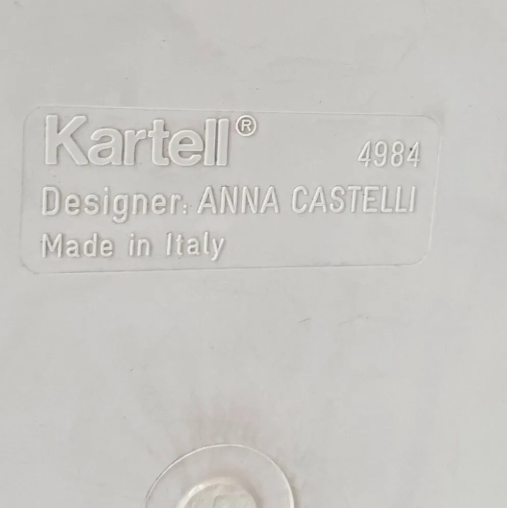 Meuble de rangement, corbeille à linge par Anna Castelli pour Kartell, 1970