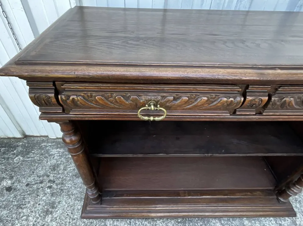 Meuble De Rangement En Chêne Massif – Style Campagnard, Fin XIXe Siècle