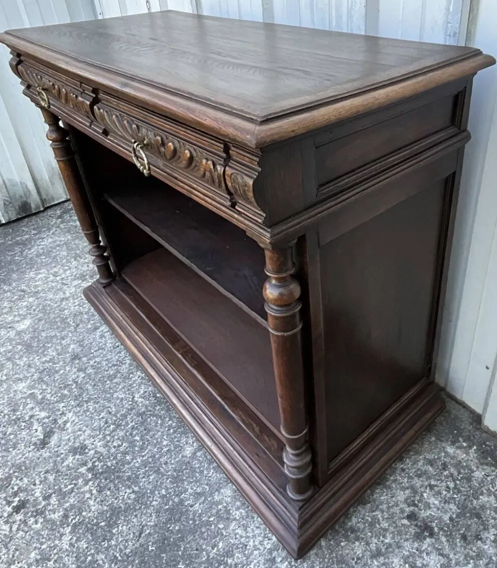 Meuble De Rangement En Chêne Massif – Style Campagnard, Fin XIXe Siècle