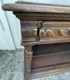 Meuble De Rangement En Chêne Massif – Style Campagnard, Fin XIXe Siècle