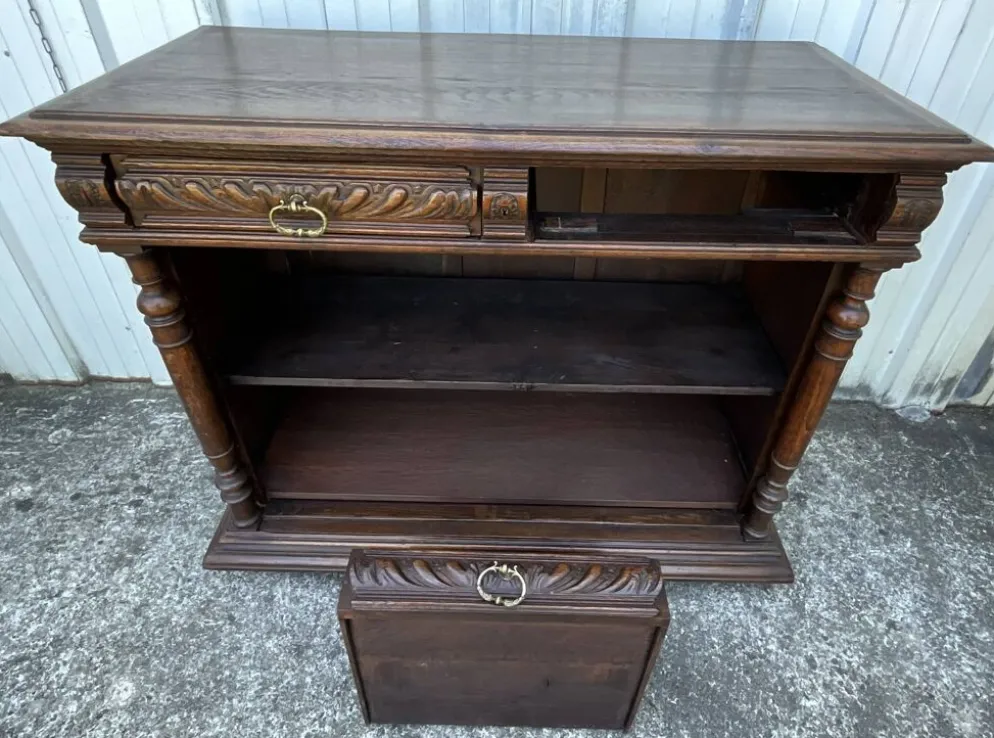 Meuble De Rangement En Chêne Massif – Style Campagnard, Fin XIXe Siècle
