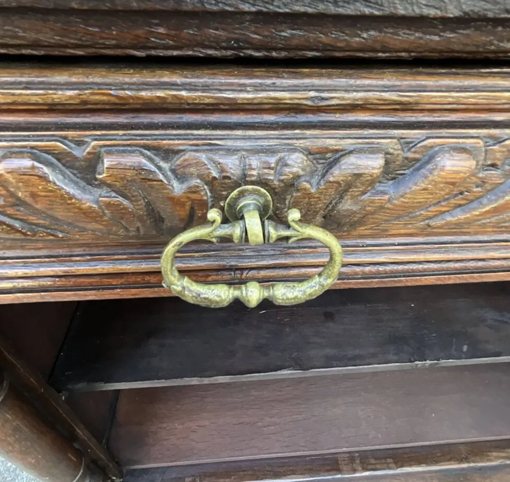 Meuble De Rangement En Chêne Massif – Style Campagnard, Fin XIXe Siècle