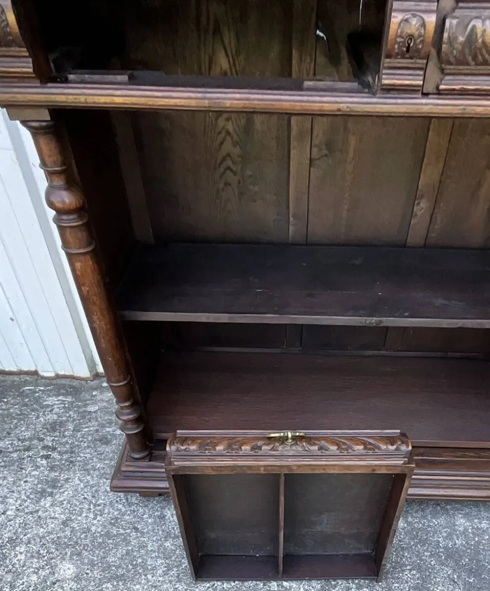 Meuble De Rangement En Chêne Massif – Style Campagnard, Fin XIXe Siècle