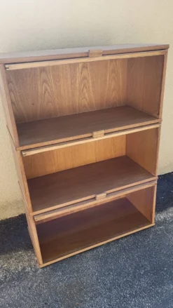 Meuble de rangement MD 3 éléments, années 1960-1970
