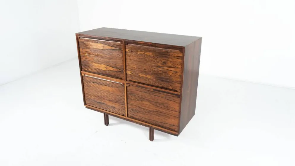 Meuble de rangement moderne du milieu du siècle dans le style de Gianfranco Frattini, Italie, années 1960