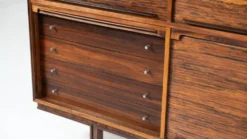 Meuble de rangement moderne du milieu du siècle dans le style de Gianfranco Frattini, Italie, années 1960