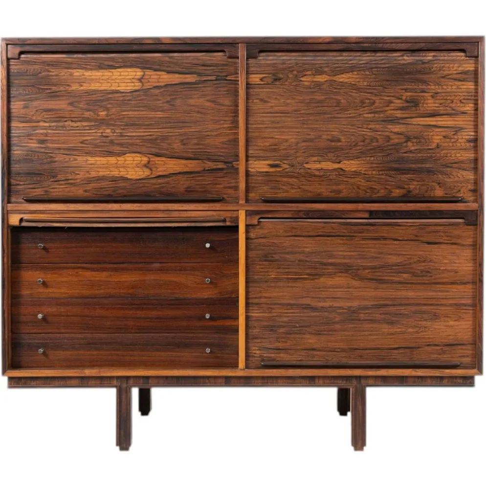 Meuble de rangement moderne du milieu du siècle dans le style de Gianfranco Frattini, Italie, années 1960