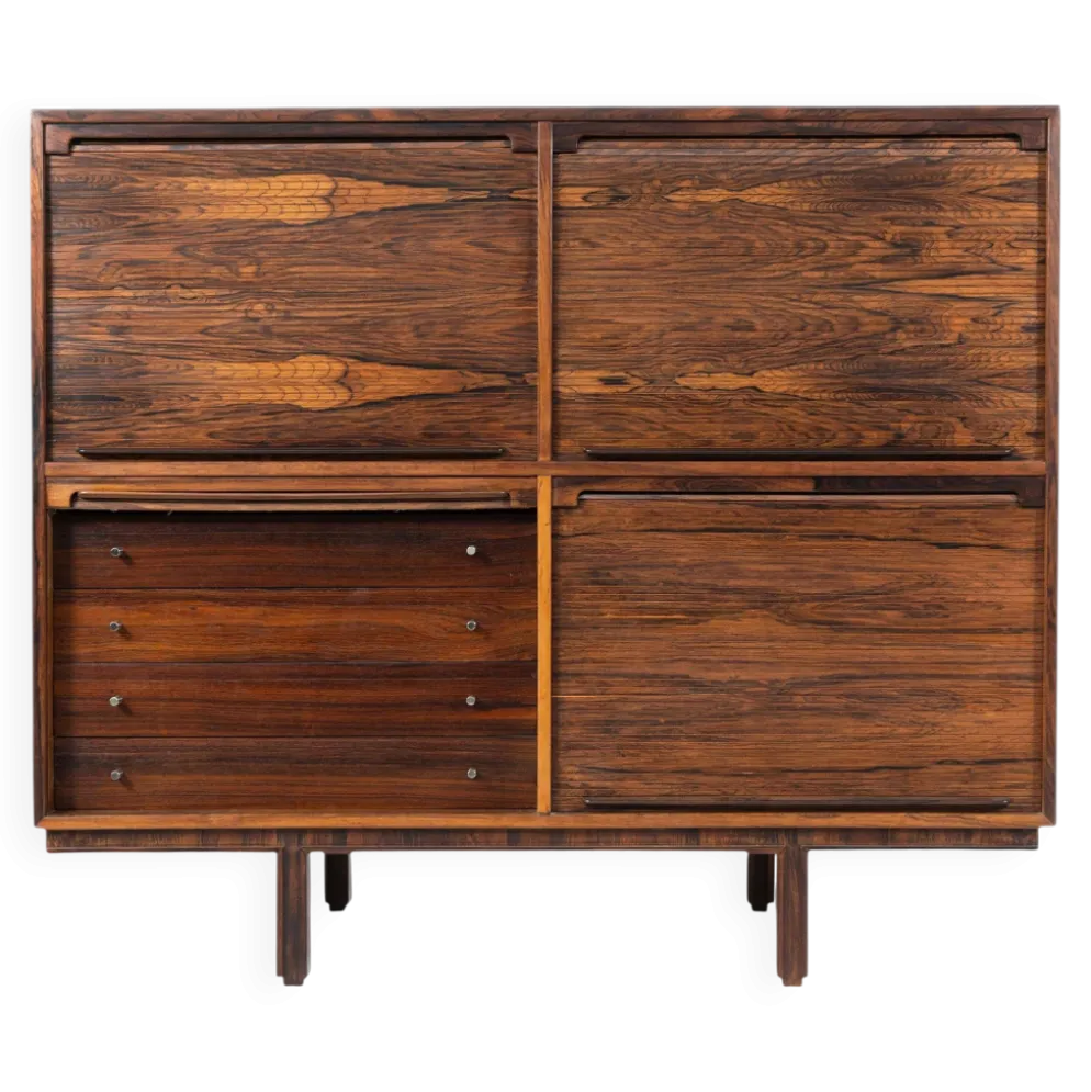 Meuble de rangement moderne du milieu du siècle dans le style de Gianfranco Frattini, Italie, années 1960