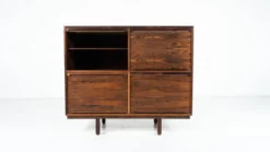 Meuble de rangement moderne du milieu du siècle dans le style de Gianfranco Frattini, Italie, années 1960
