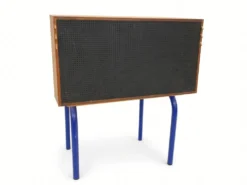Meuble de rangement pour disques vinyles/lecteur de musique en teck par Poul Cadovius pour Cado, années 1960.