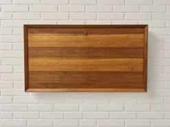 Meuble de rangement pour disques vinyles/lecteur de musique en teck par Poul Cadovius pour Cado, années 1960.