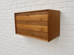 Meuble de rangement pour disques vinyles/lecteur de musique en teck par Poul Cadovius pour Cado, années 1960.