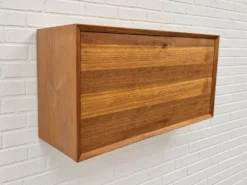 Meuble de rangement pour disques vinyles/lecteur de musique en teck par Poul Cadovius pour Cado, années 1960.
