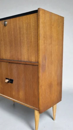 Meuble de rangement secrétaire Années 50-60