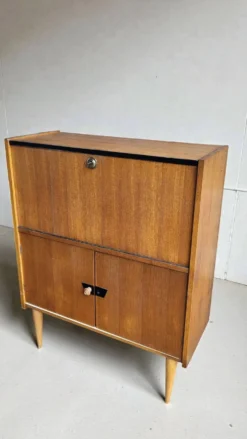 Meuble de rangement secrétaire Années 50-60