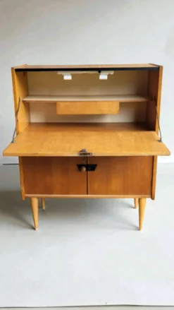 Meuble de rangement secrétaire Années 50-60