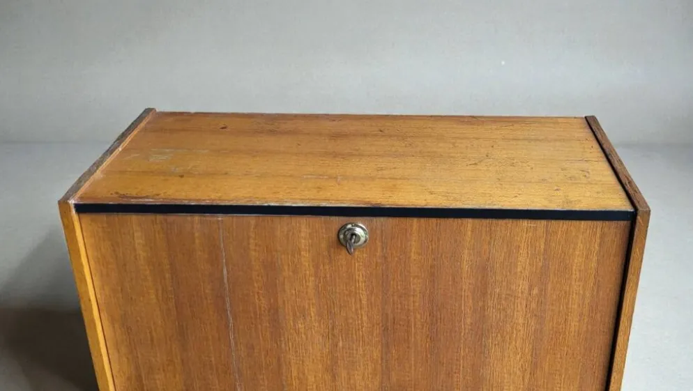 Meuble de rangement secrétaire Années 50-60