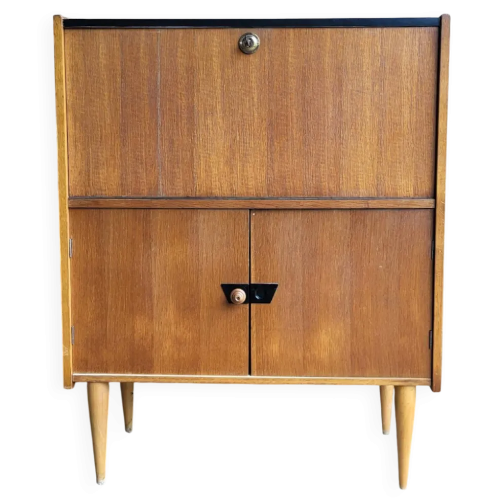 Meuble de rangement secrétaire Années 50-60