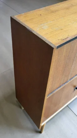 Meuble de rangement secrétaire Années 50-60