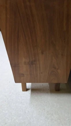 Meuble de rangement vintage en noyer 1960