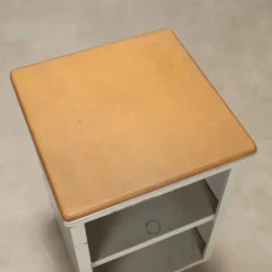 Meuble de rangement vintage en métal et verre, design, Italie, années 1960
