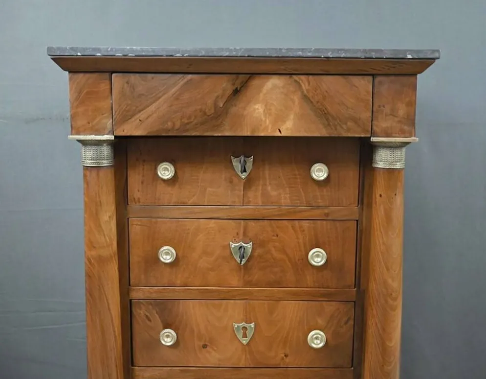 Meuble de Salon en Noyer, style Empire – 2ème partie XIXe