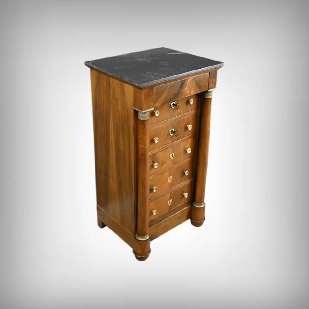 Meuble de Salon en Noyer, style Empire – 2ème partie XIXe