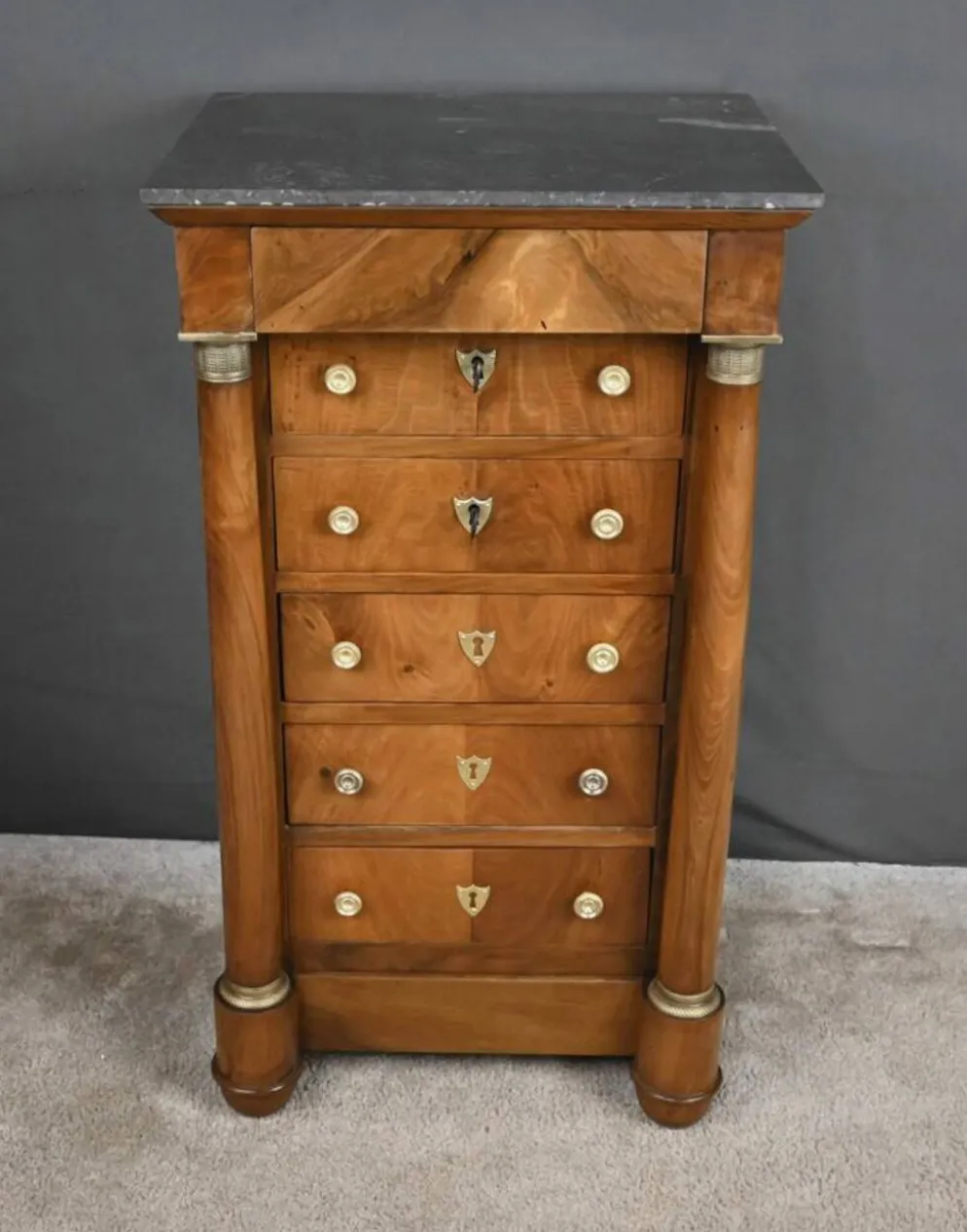 Meuble de Salon en Noyer, style Empire – 2ème partie XIXe