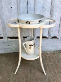 Meuble de toilette blanc Baumann 1920