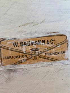 Meuble de toilette blanc Baumann 1920
