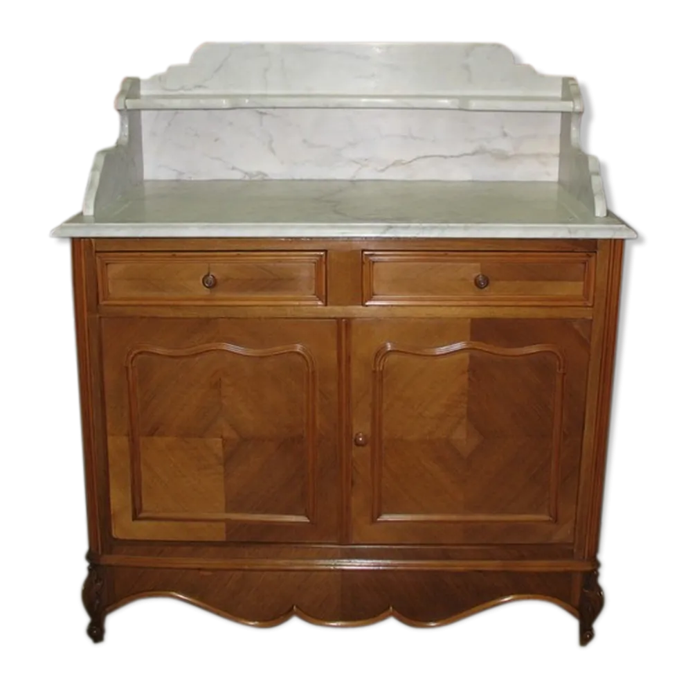 Meuble de toilette en noyer début XXeme