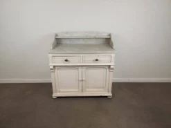 Meuble de toilette plateau marbre