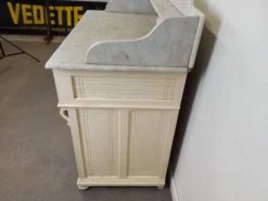 Meuble de toilette plateau marbre