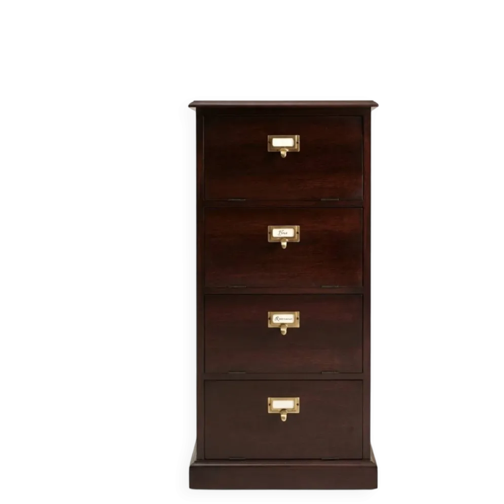 Meuble de tri placage acajou