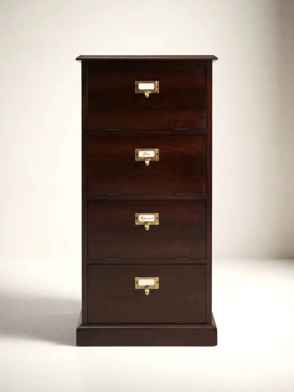 Meuble de tri placage acajou