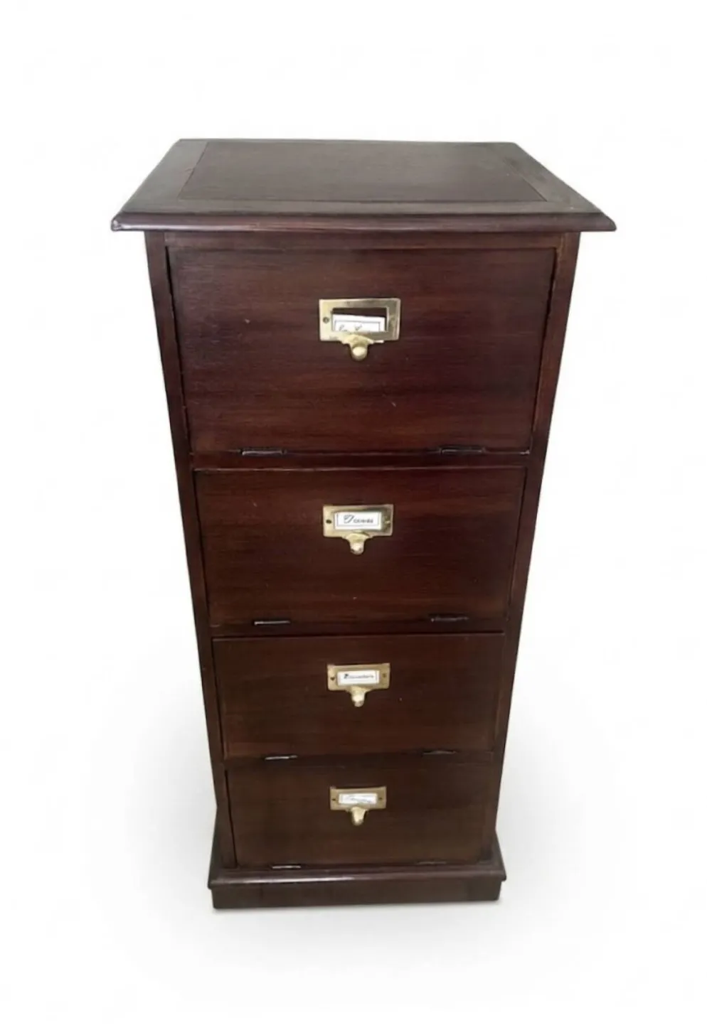 Meuble de tri placage acajou