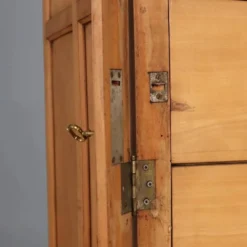 Meuble à dossiers vintage en bois, design Italie années 1950