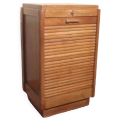 Meuble en chêne porte rouleau années 50