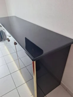 meuble Enfilade noir laqué