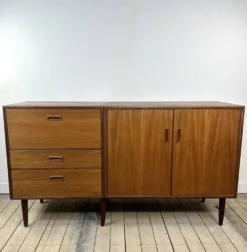 Meuble en teck Kempkes vintage Pays-Bas années 60