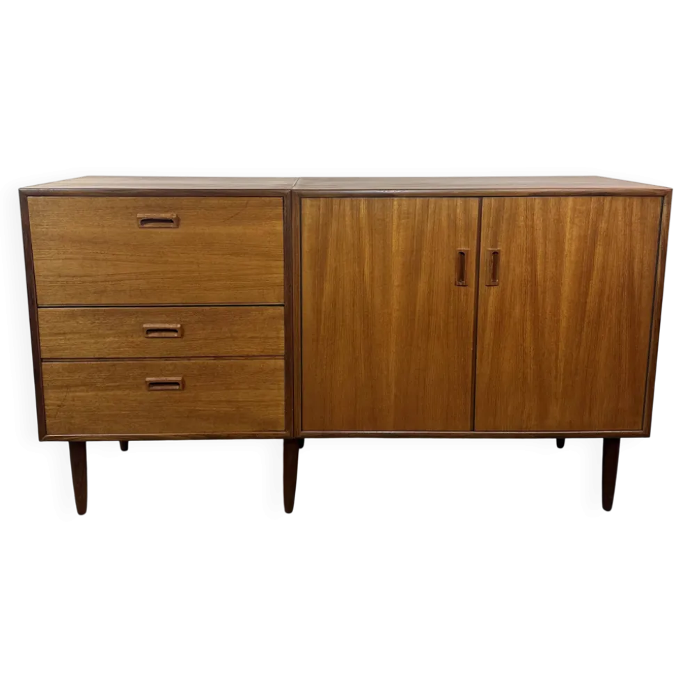 Meuble en teck Kempkes vintage Pays-Bas années 60