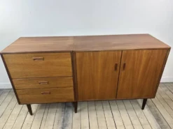 Meuble en teck Kempkes vintage Pays-Bas années 60
